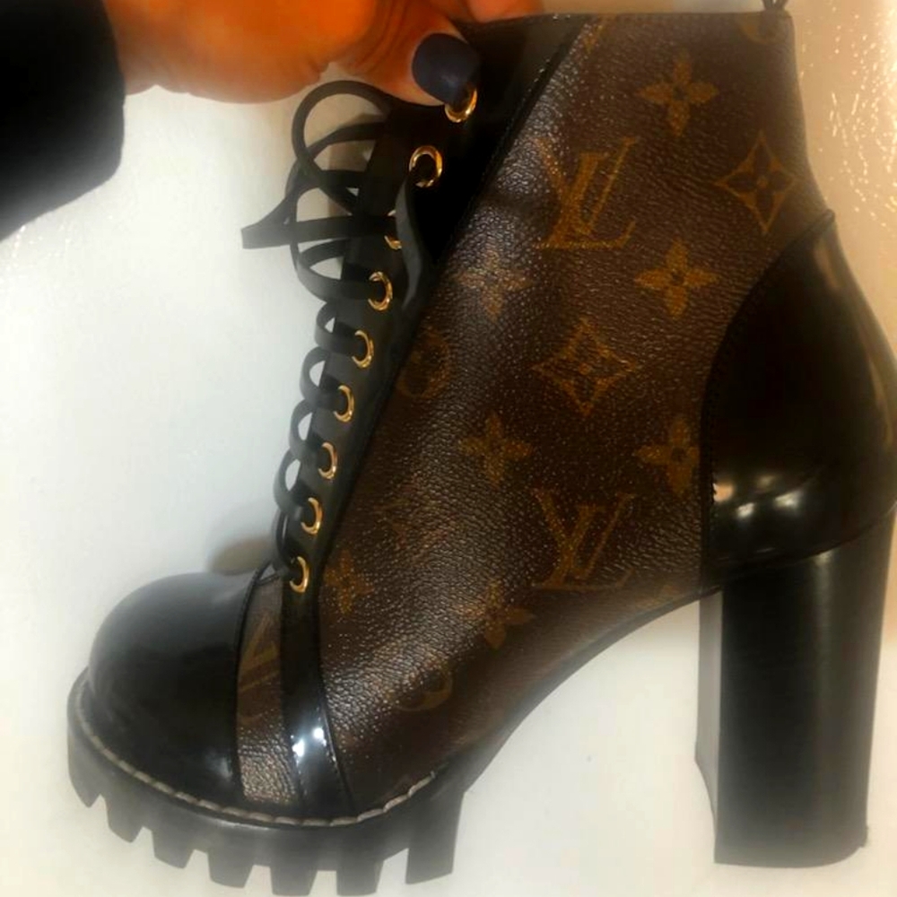Louis Vuitton combat boots